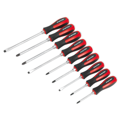 Sealey AK4934 Premier Hammer-Thru Screwdriver Set 9pc