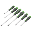 Sealey AK4940HV Premier Hammer-Thru Screwdriver Set 6pc - Hi-Vis Green
