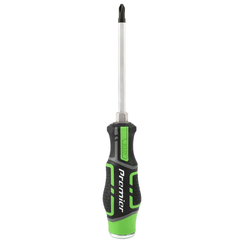Sealey AK4940HV Premier Hammer-Thru Screwdriver Set 6pc - Hi-Vis Green - additional view 2