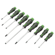 Sealey AK4941HV Premier Hammer-Thru Screwdriver Set 9pc - Hi-Vis Green
