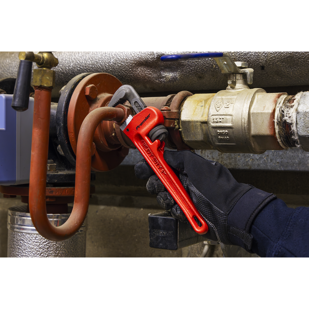 Sealey AK5101 Premier Cast Steel Pipe Wrench European Pattern 200mm - additional view 7