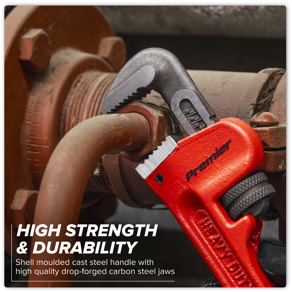 Sealey AK5101 Premier Cast Steel Pipe Wrench European Pattern 200mm - additional view 9
