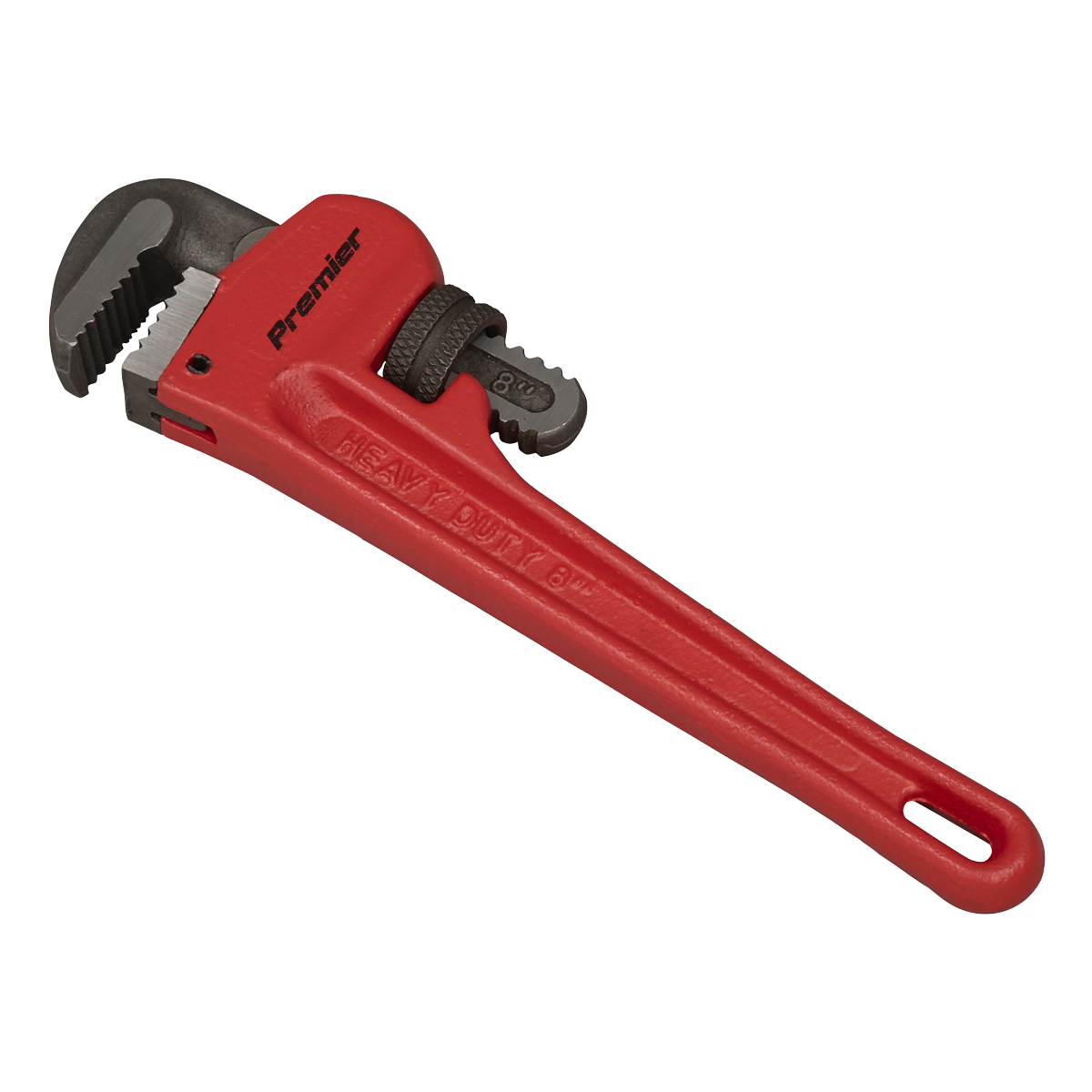 Sealey AK5101 Premier Cast Steel Pipe Wrench European Pattern 200mm - additional view 2