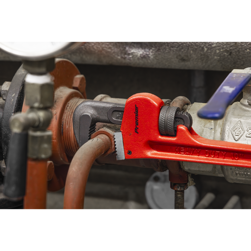 Sealey AK5102 Premier Cast Steel Pipe Wrench European Pattern 250mm - additional view 4