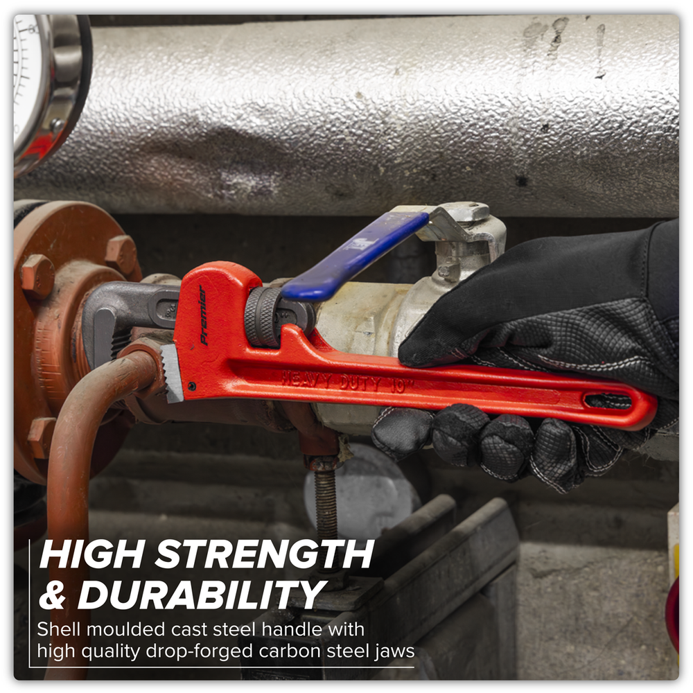 Sealey AK5102 Premier Cast Steel Pipe Wrench European Pattern 250mm - additional view 7