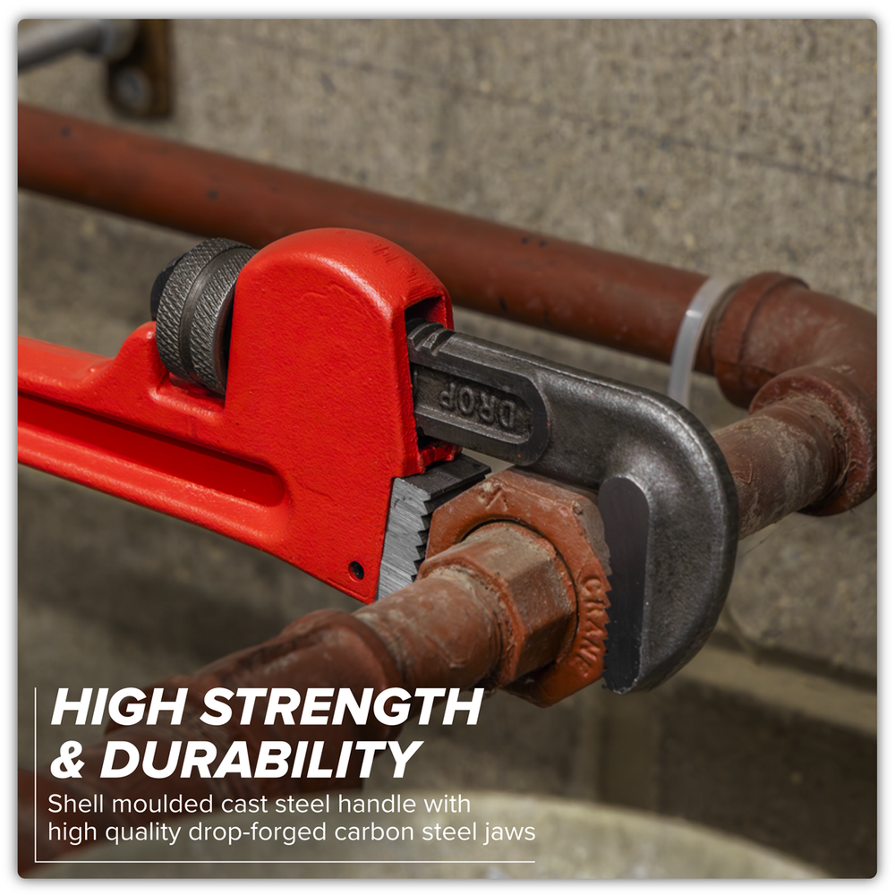 Sealey AK5103 Premier Cast Steel Pipe Wrench European Pattern 300mm - additional view 8