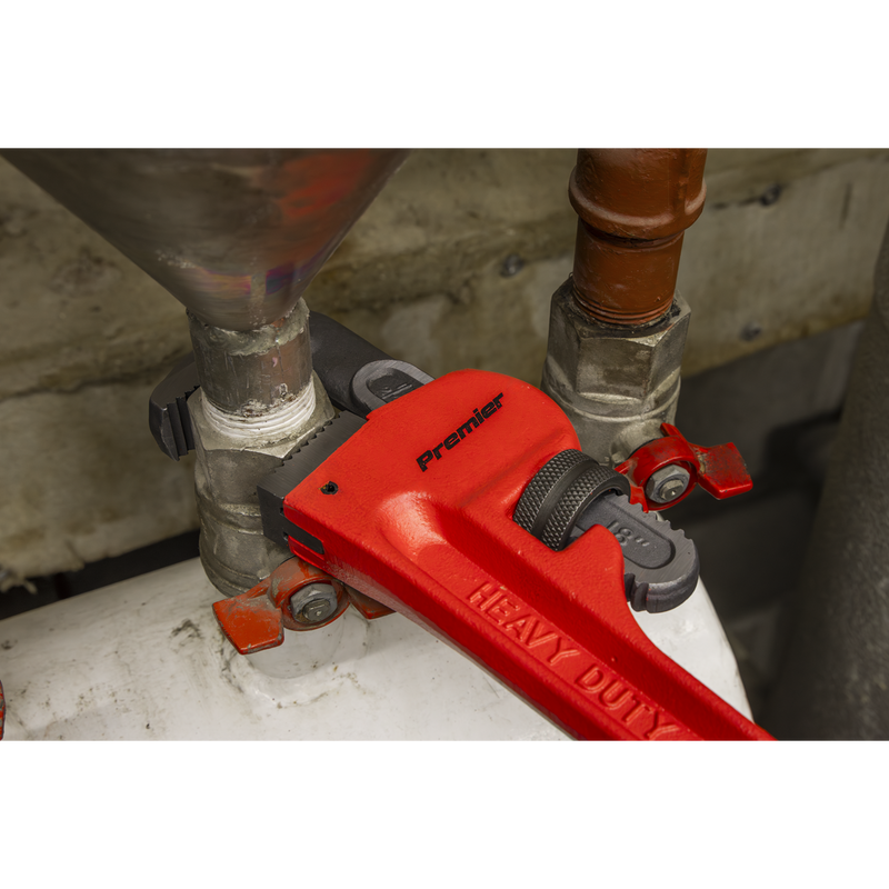 Sealey AK5105 Premier Cast Steel Pipe Wrench European Pattern 450mm - additional view 6