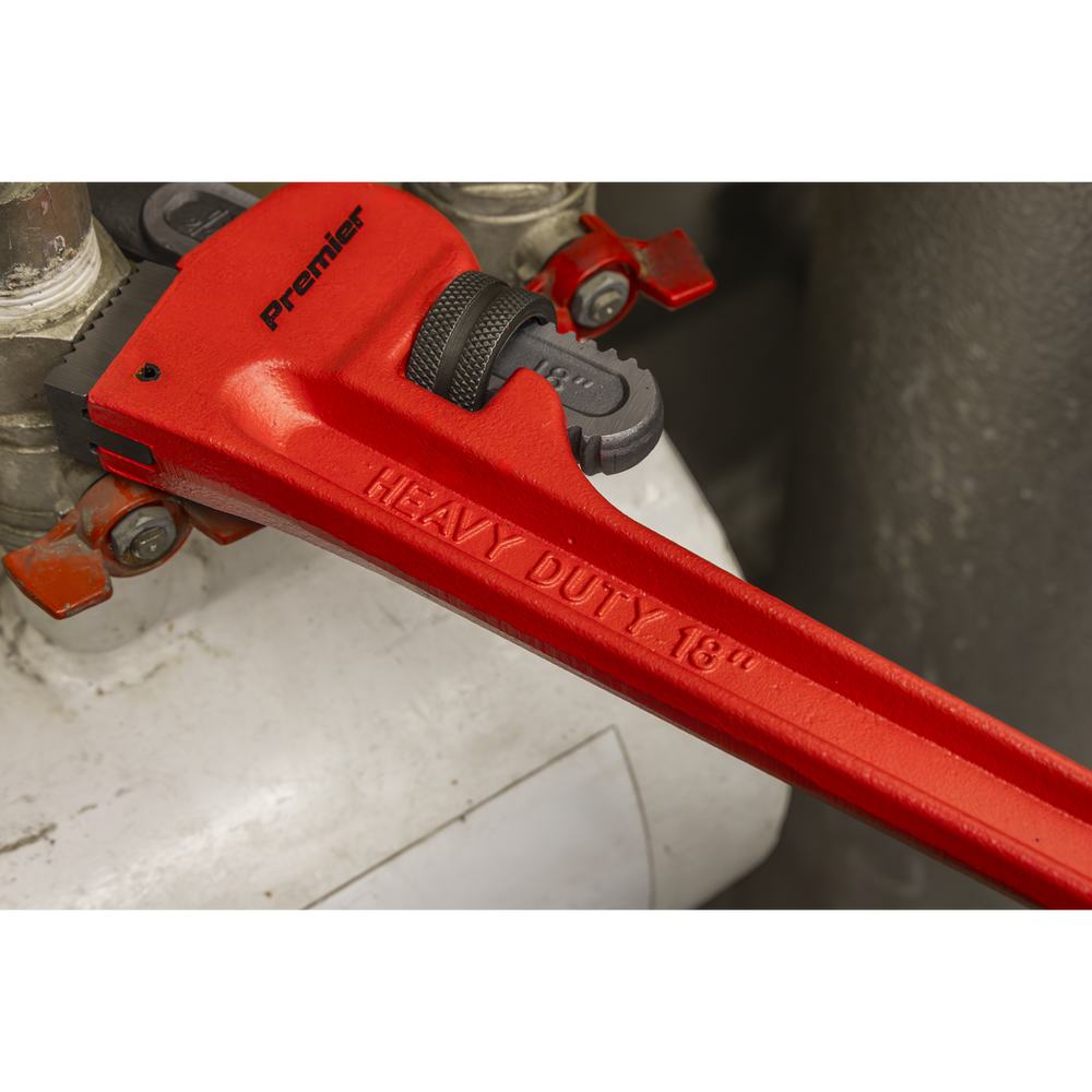 Sealey AK5105 Premier Cast Steel Pipe Wrench European Pattern 450mm - additional view 8