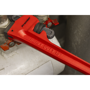 Sealey AK5105 Premier Cast Steel Pipe Wrench European Pattern 450mm - additional view 8