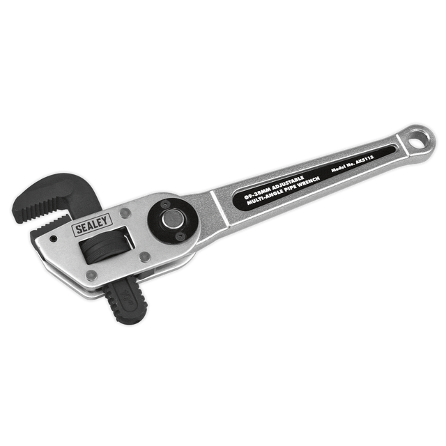 Sealey AK5115 Premier Adjustable Multi-Angle Pipe Wrench 9-38mm