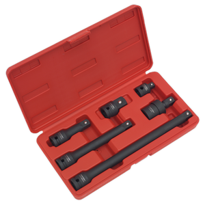 Sealey AK5514 Premier Impact Adaptor & Extension Bar Set 1/2"Sq Drive 6pc