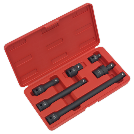Sealey AK5514 Premier Impact Adaptor & Extension Bar Set 1/2"Sq Drive 6pc