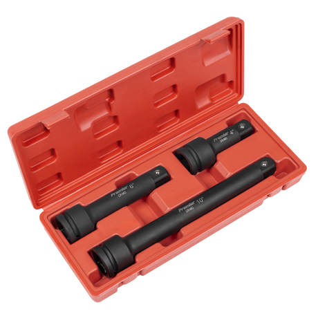 Sealey AK5515 Premier Impact Extension Bar Set 3/4"Sq Drive 3pc