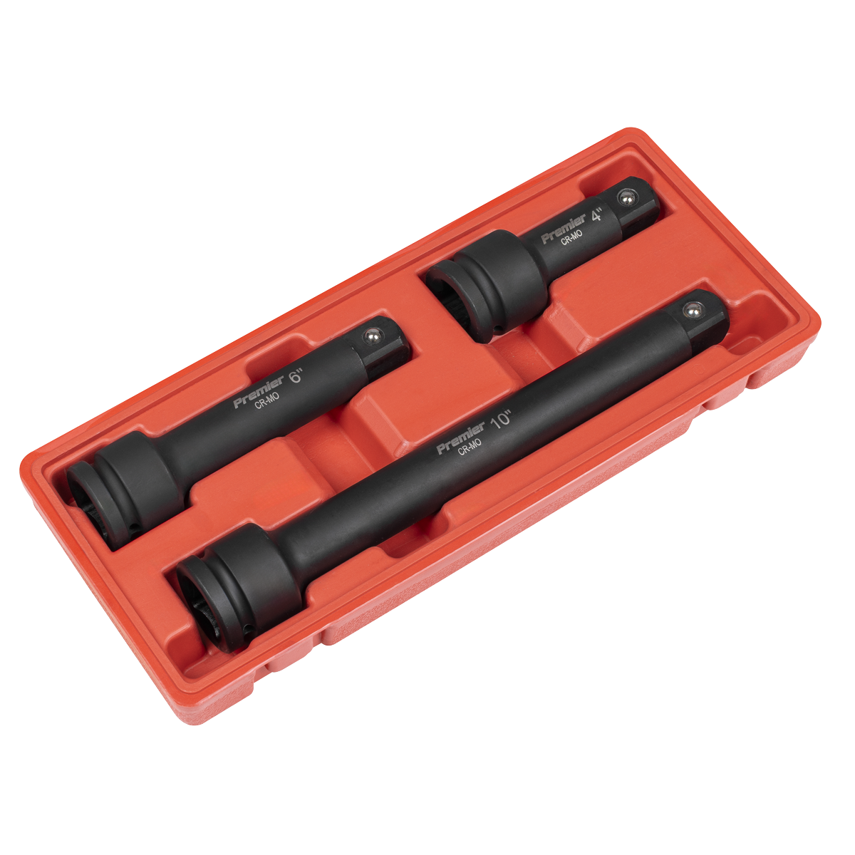 Sealey AK5515 Premier Impact Extension Bar Set 3/4"Sq Drive 3pc - additional view 7