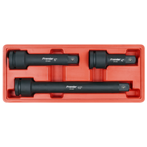 Sealey AK5515 Premier Impact Extension Bar Set 3/4"Sq Drive 3pc - additional view 2