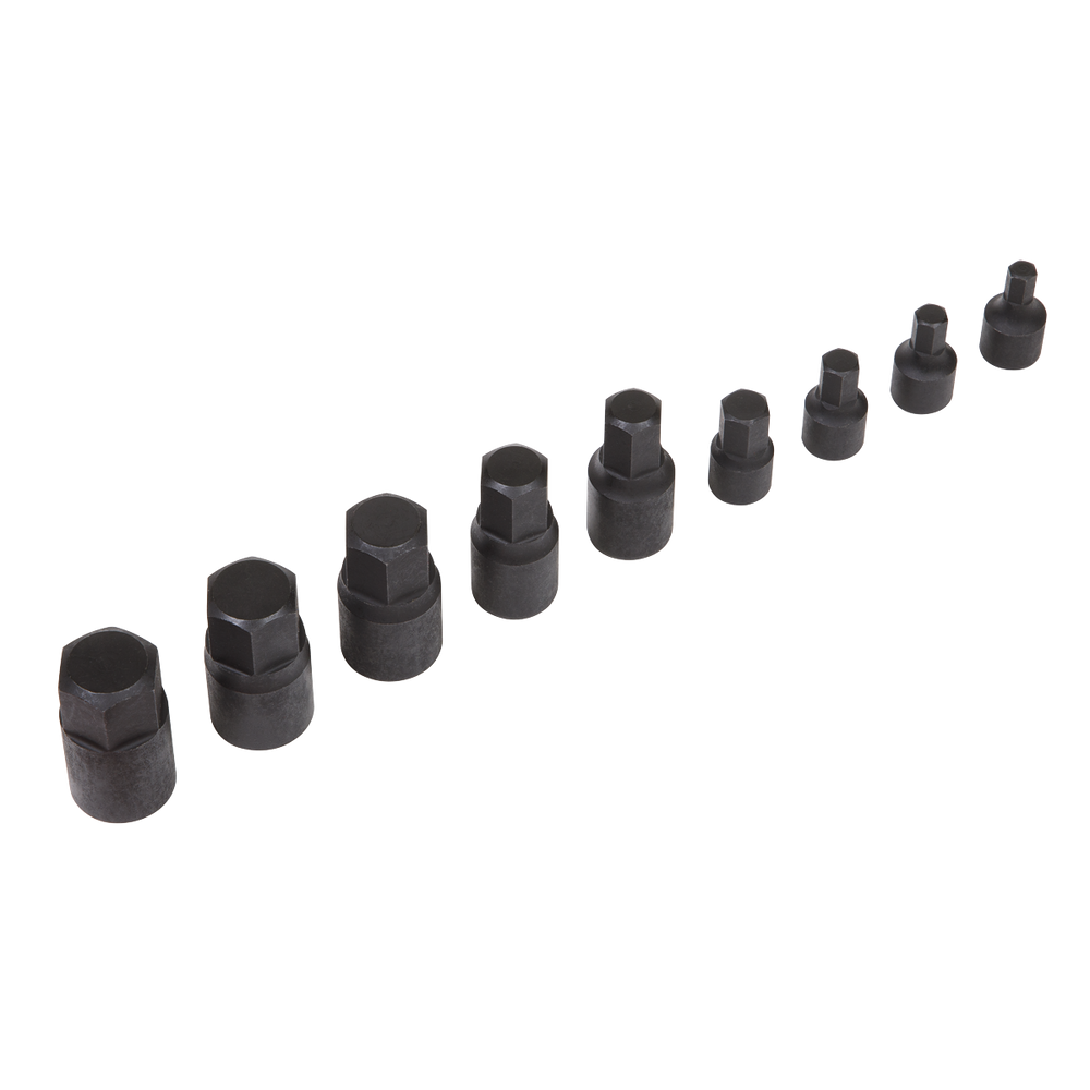 Sealey AK5525 Premier Low Profile Hex Impact Socket Bit Set 1/4" & 3/8"Sq Drive 9pc - additional view 5