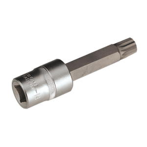 Sealey AK5531 Premier Spline Socket Bit 1/2"Sq Drive M14 x 100mm