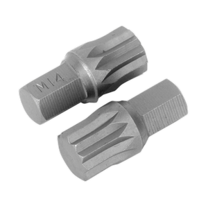 Sealey AK5532 Premier Spline Bit M14 x 30mm - Pack of 2