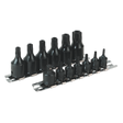 Sealey AK5585 Premier TRX-Star* Security Socket Bit Set 1/4" & 3/8"Sq Drive 13pc