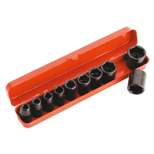 Sealey AK56/11M Premier Impact Socket Set 1/2"Sq Drive 10pc
