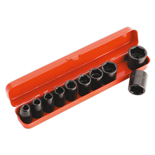 Sealey AK56/11M Premier Impact Socket Set 1/2"Sq Drive 10pc