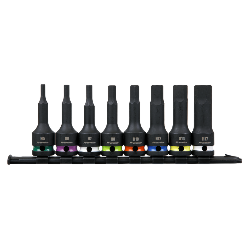 Sealey AK56002 Premier TRX-Star* Impact Socket Bit Set 1/2"Sq Drive 8pc - additional view 5