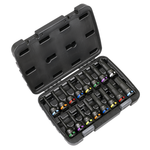 Sealey AK56005 Premier Hex & TRX-Star* Impact Socket Bit Set 1/2"Sq Drive 16pc