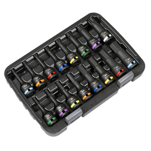 Sealey AK56005 Premier Hex & TRX-Star* Impact Socket Bit Set 1/2"Sq Drive 16pc - additional view 5