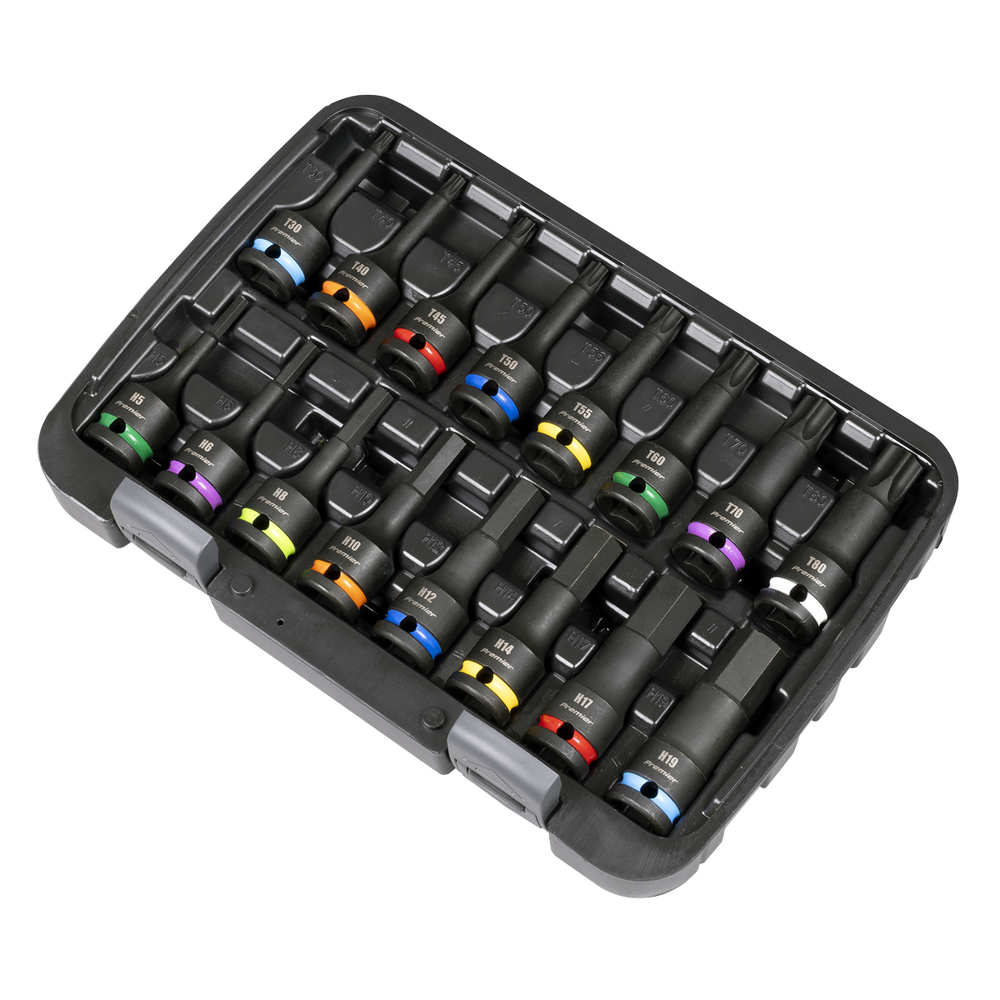Sealey AK56005 Premier Hex & TRX-Star* Impact Socket Bit Set 1/2"Sq Drive 16pc - additional view 8