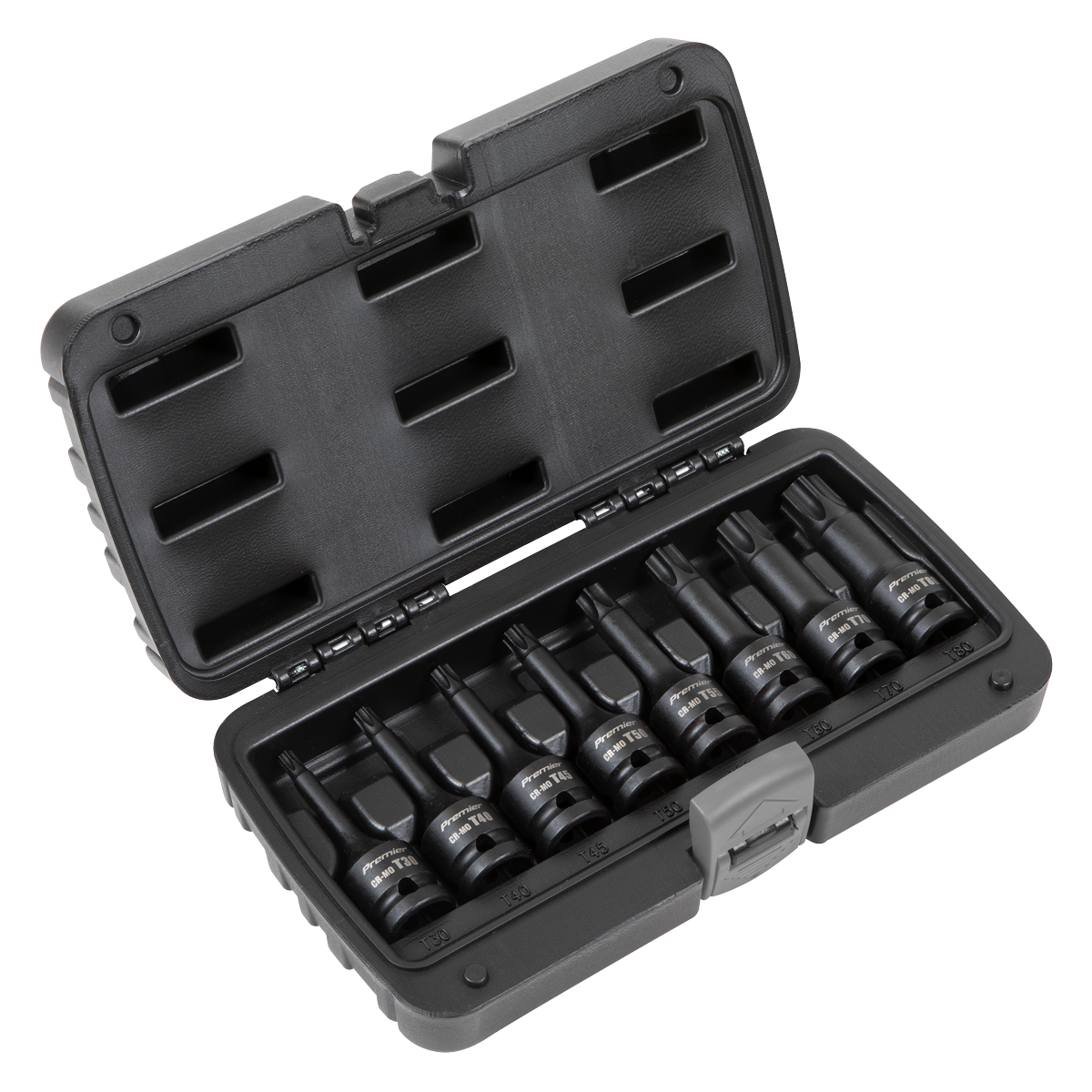 Sealey AK5602 Premier TRX-Star* Impact Socket Bit Set 1/2"Sq Drive 8pc