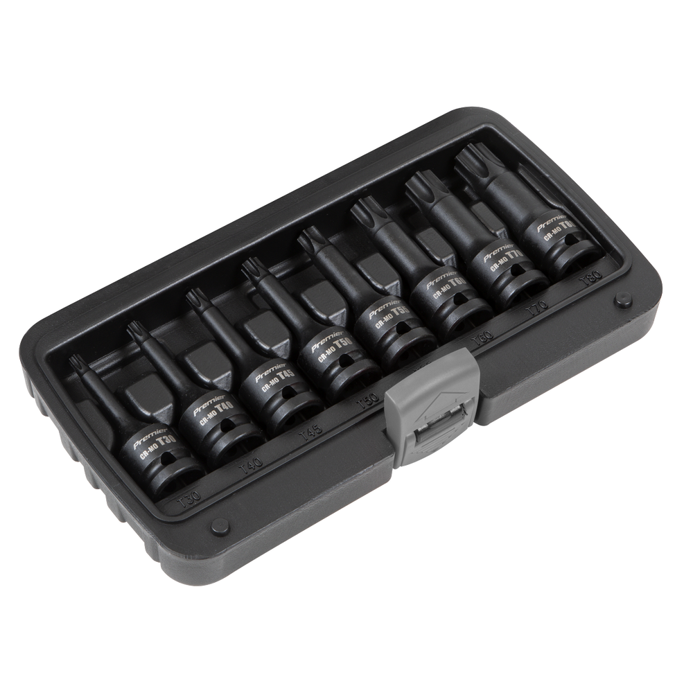 Sealey AK5602 Premier TRX-Star* Impact Socket Bit Set 1/2"Sq Drive 8pc - additional view 3