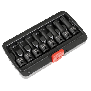 Sealey AK5604 Premier Spline Impact Socket Bit Set 1/2"Sq Drive 8pc - additional view 4