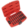 Sealey AK5612 Premier TRX-Star*/Hex/Spline Impact Bit Set 1/2"Sq Drive 25pc