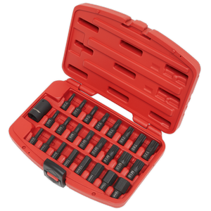Sealey AK5612 Premier TRX-Star*/Hex/Spline Impact Bit Set 1/2"Sq Drive 25pc - additional view 3