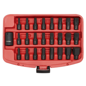 Sealey AK5612 Premier TRX-Star*/Hex/Spline Impact Bit Set 1/2"Sq Drive 25pc - additional view 4