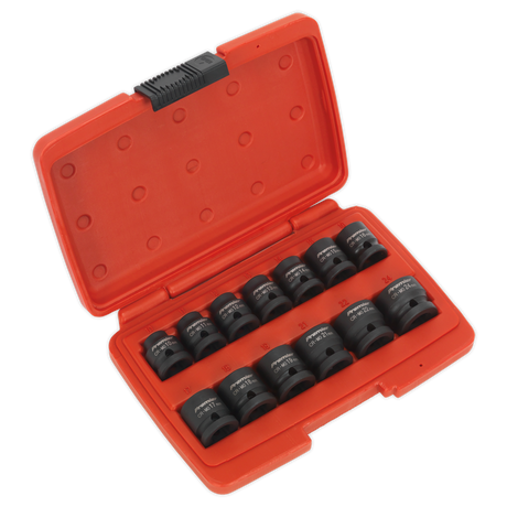Sealey AK5613LP Premier Low Profile Impact Socket Set 1/2"Sq Drive 13pc
