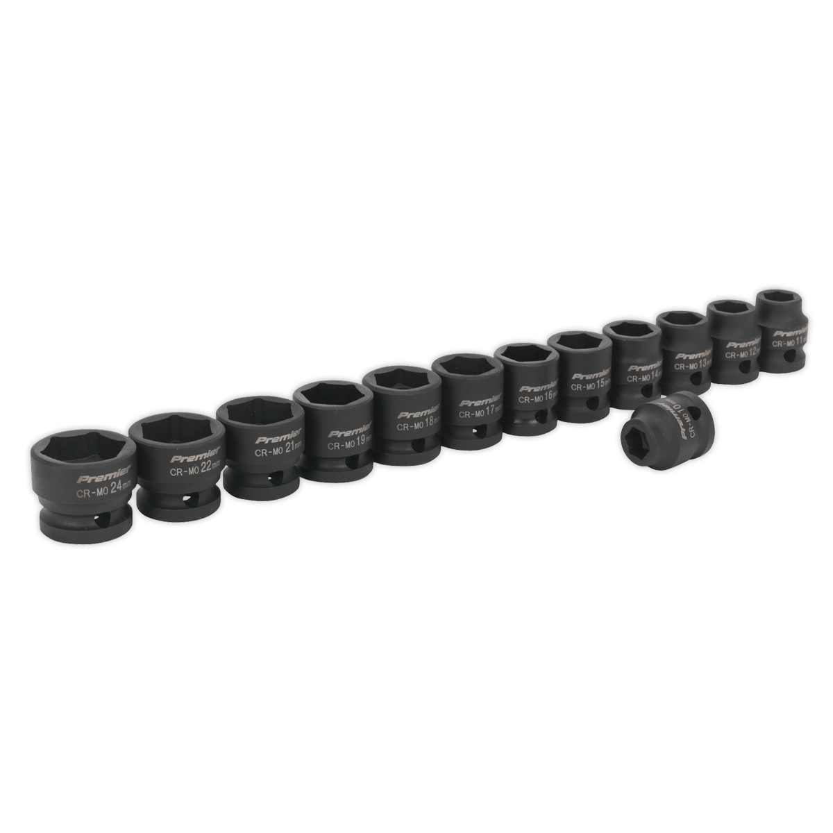 Sealey AK5613LP Premier Low Profile Impact Socket Set 1/2"Sq Drive 13pc - additional view 3