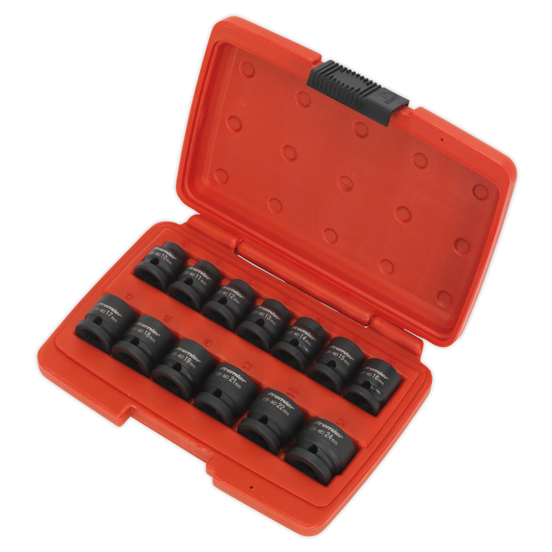 Sealey AK5613LP Premier Low Profile Impact Socket Set 1/2"Sq Drive 13pc - additional view 4