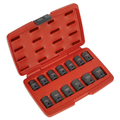 Sealey AK5613TD Premier Total Drive® Impact Socket Set 1/2"Sq Drive 13pc