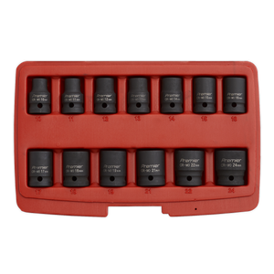 Sealey AK5613TD Premier Total Drive® Impact Socket Set 1/2"Sq Drive 13pc - additional view 9