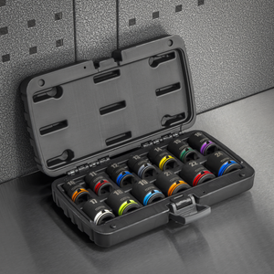 Sealey AK56160M Lock-On™ Impact Socket Set 1/2"Sq Drive 13pc 6pt Metric - additional view 6
