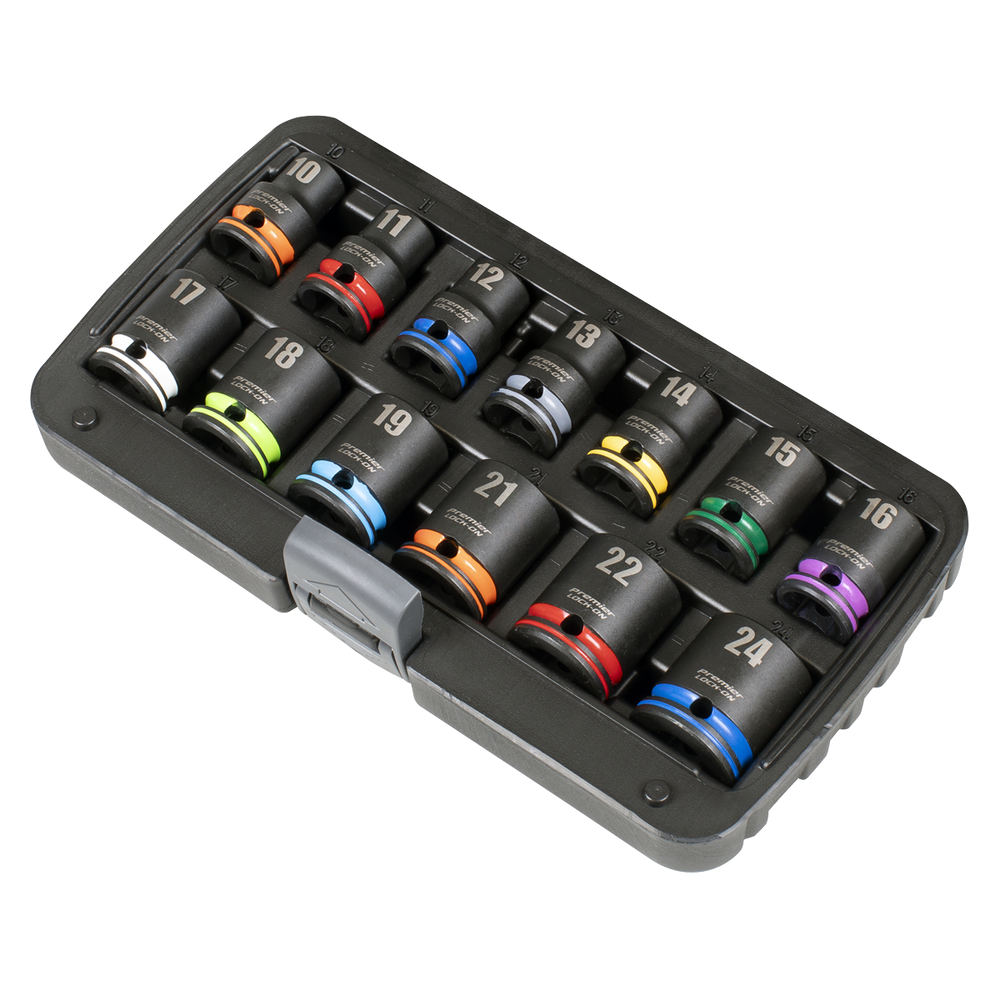 Sealey AK56160M Lock-On™ Impact Socket Set 1/2"Sq Drive 13pc 6pt Metric - additional view 5