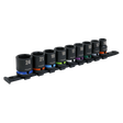 Sealey AK5618M Premier Impact Socket Set 1/2"Sq Drive 9pc