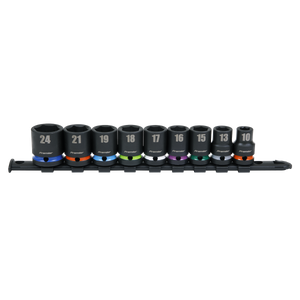 Sealey AK5618M Premier Impact Socket Set 1/2"Sq Drive 9pc - additional view 3