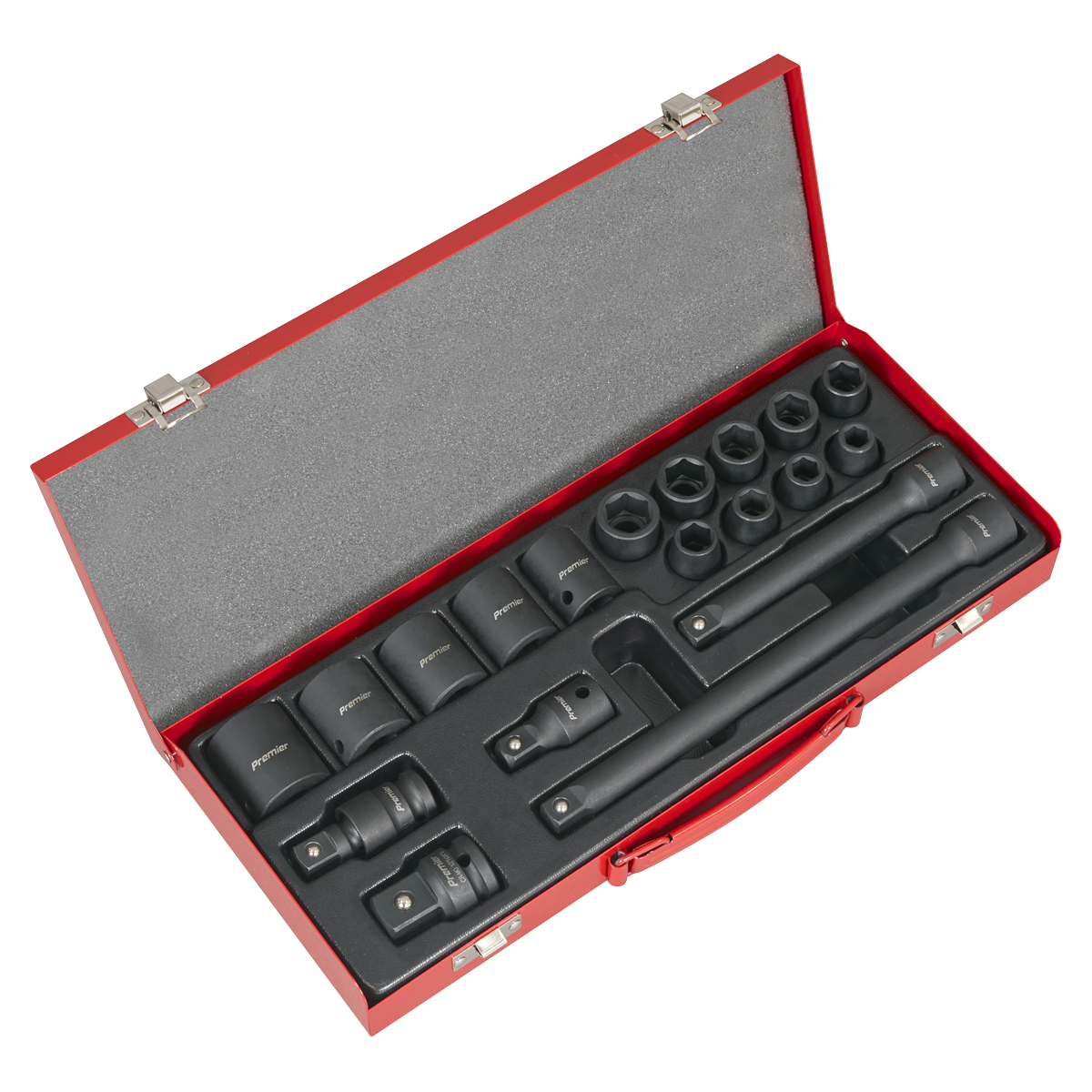 Sealey AK5619M Premier Impact Socket Set 1/2"Sq Drive 19pc
