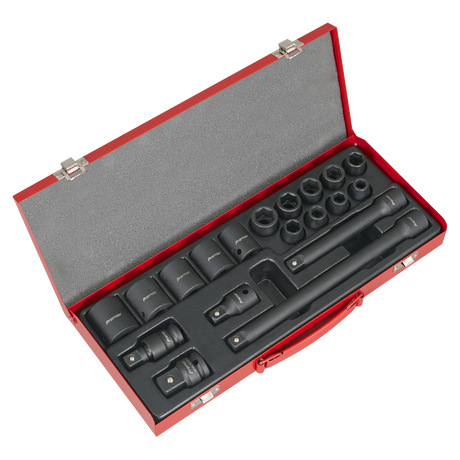 Sealey AK5619M Premier Impact Socket Set 1/2"Sq Drive 19pc