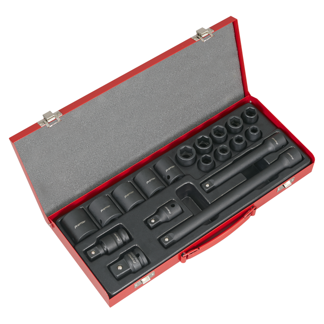 Sealey AK5619M Premier Impact Socket Set 1/2"Sq Drive 19pc