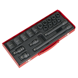 Sealey AK5619M Premier Impact Socket Set 1/2"Sq Drive 19pc - additional view 4