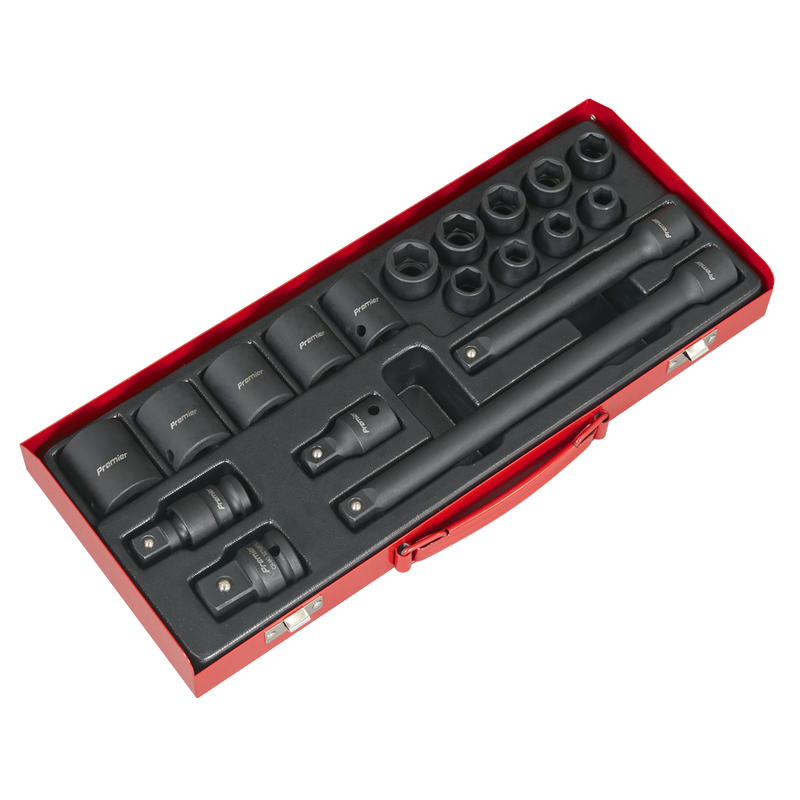 Sealey AK5619M Premier Impact Socket Set 1/2"Sq Drive 19pc - additional view 4