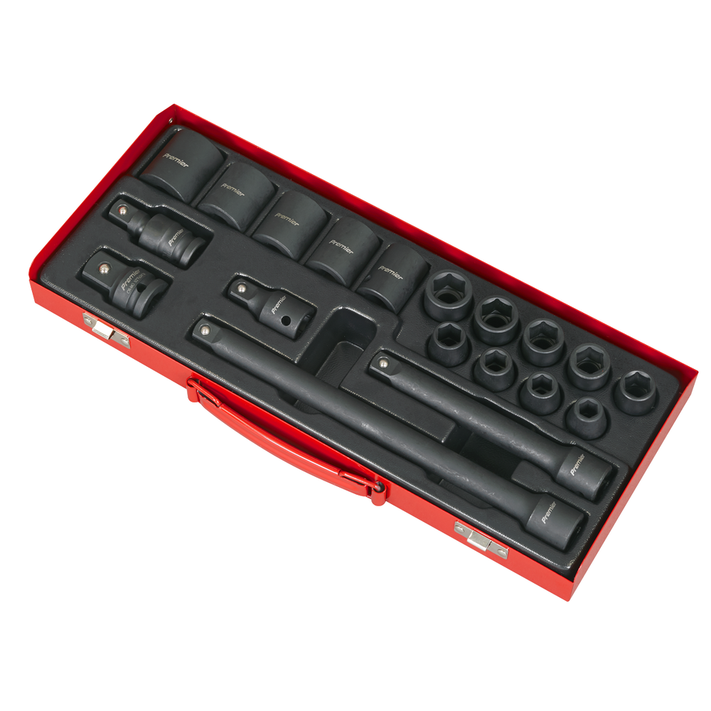 Sealey AK5619M Premier Impact Socket Set 1/2"Sq Drive 19pc - additional view 5